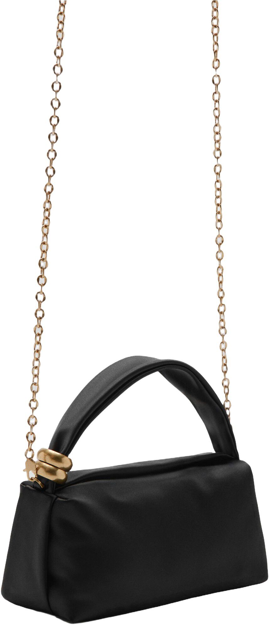 Metallic detail handbag