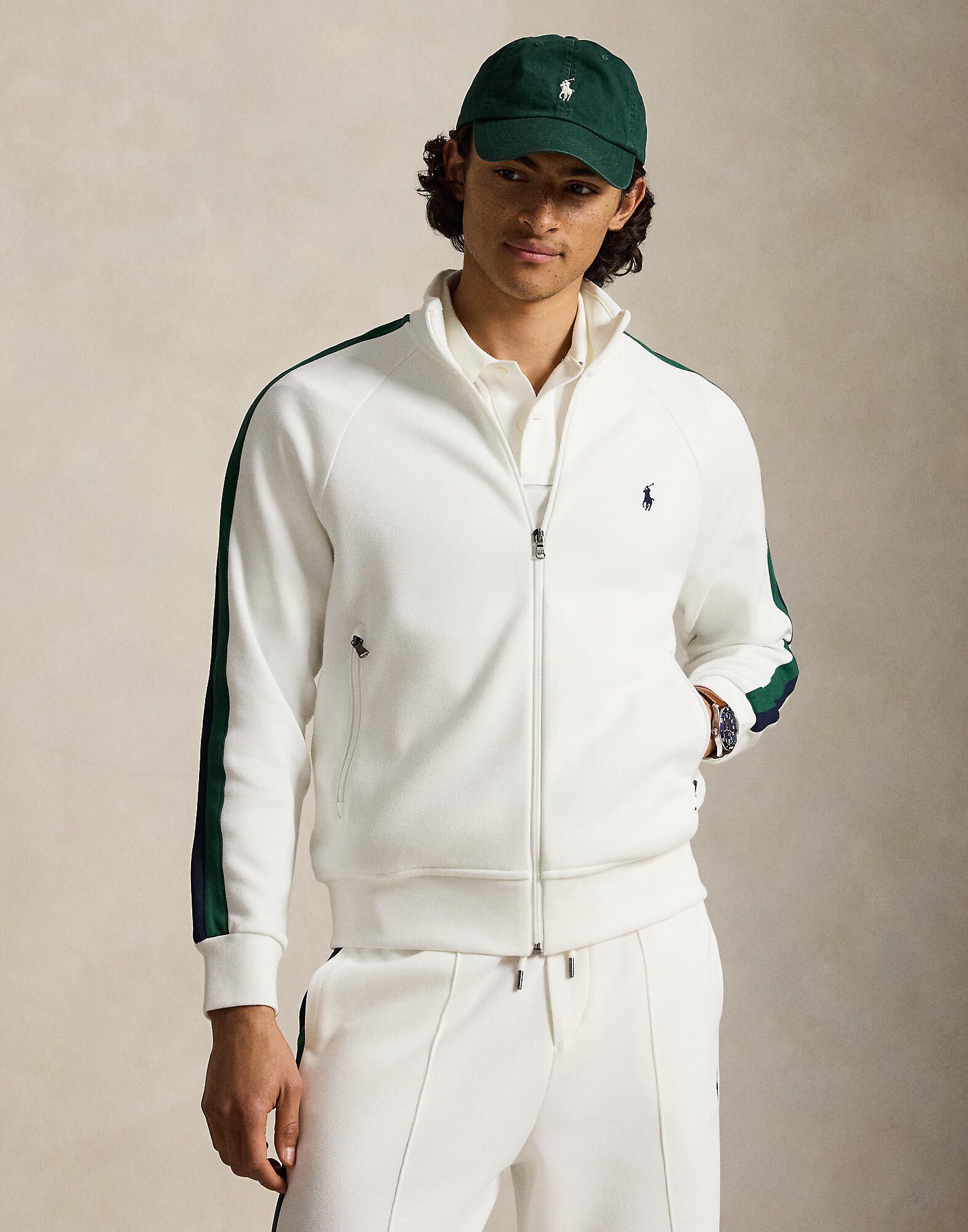 LT WT MESH FACE DKT-KNT-SWEATSHIRT