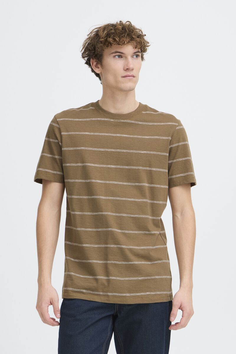 Cflie 0256 Striped Slub Tee