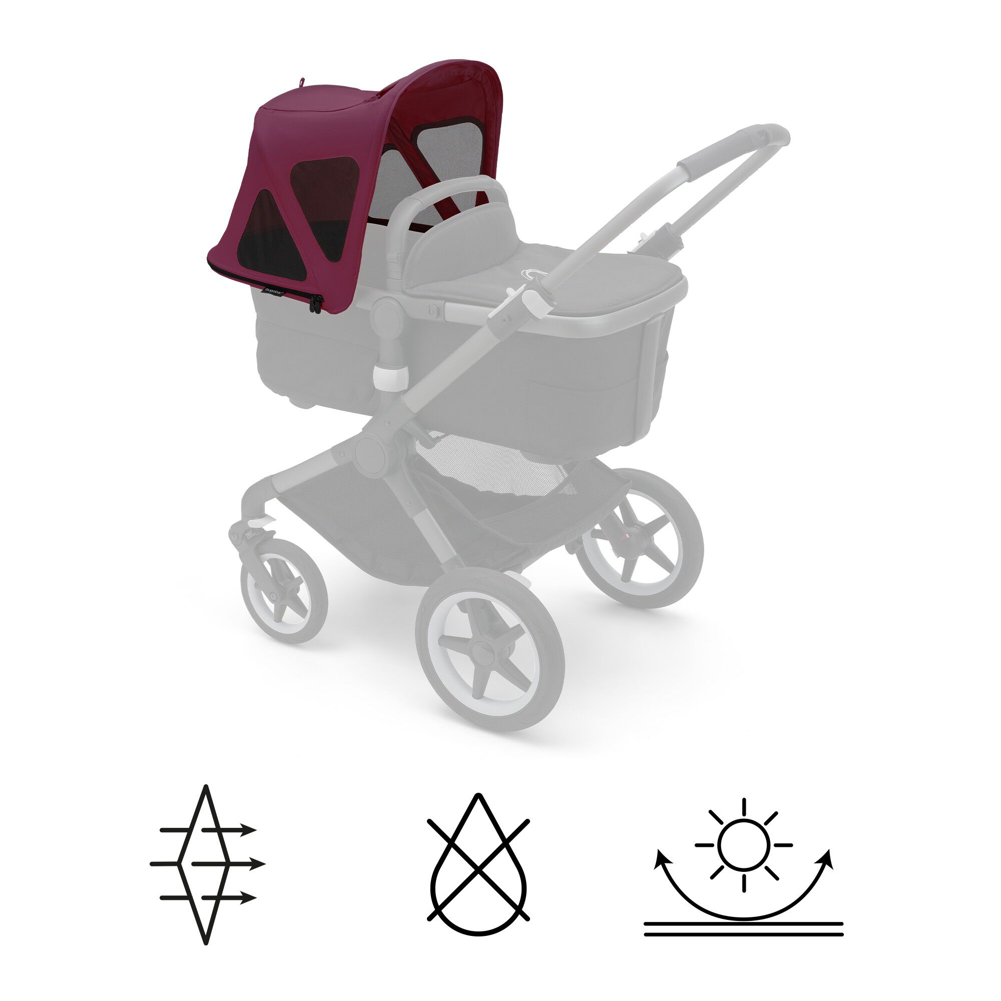 Bugaboo Fox 5 breezy sun canopy