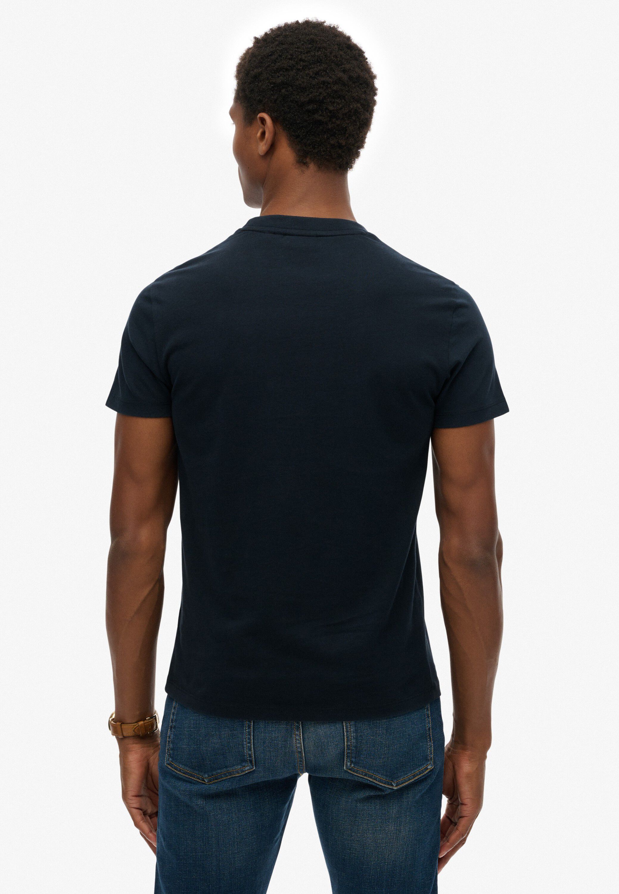 ESSENTIAL CONTRAST EMB TEE