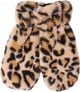 Soft mittens in fluffy faux fur wit