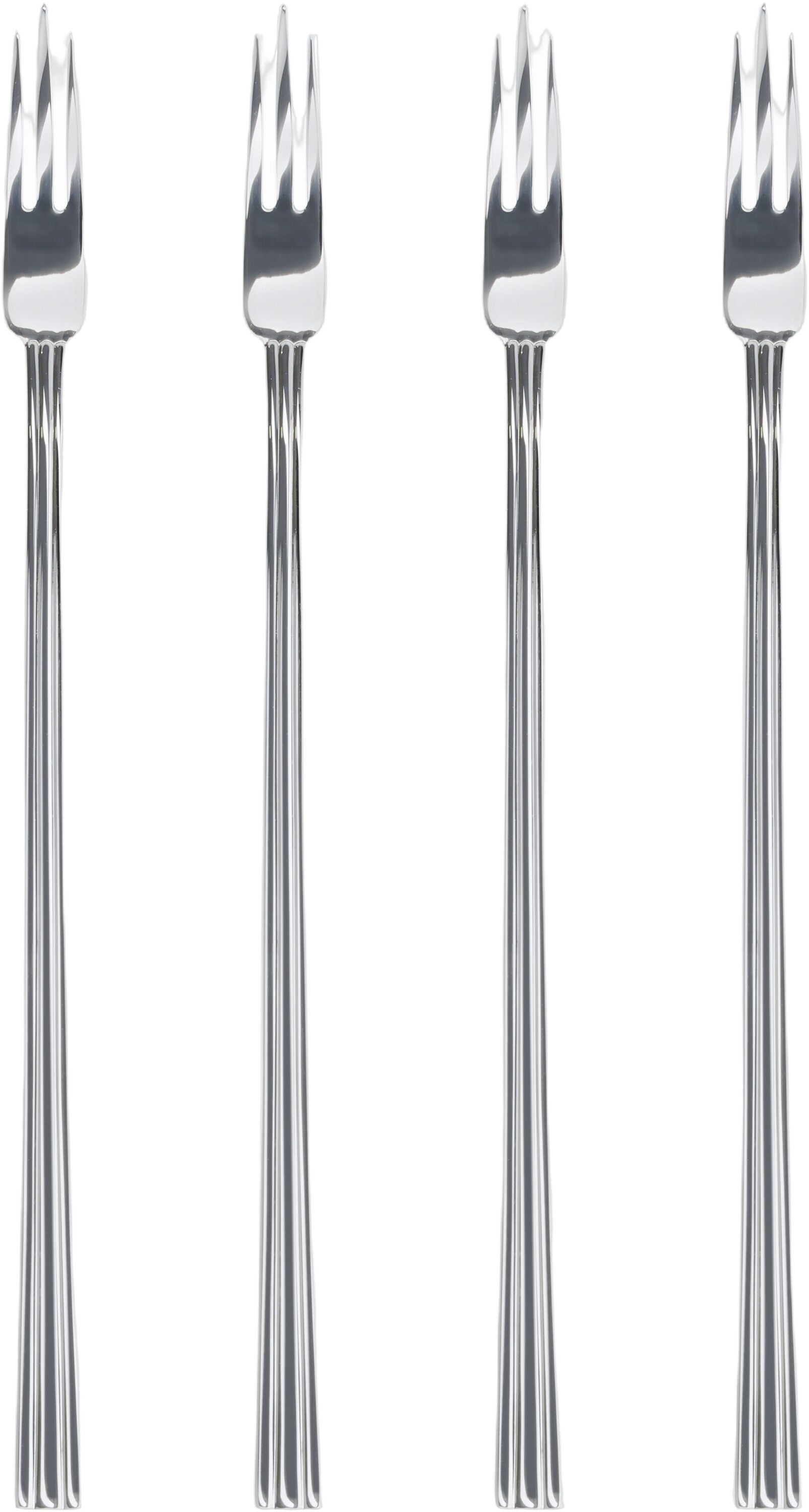 P&aring;l&aelig;gsgaffel Thebe 17,2 cm 4 stk. Blankt st&aring;l