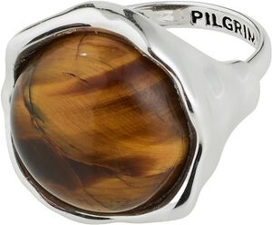 SENSE ring sølvbelagt/agat