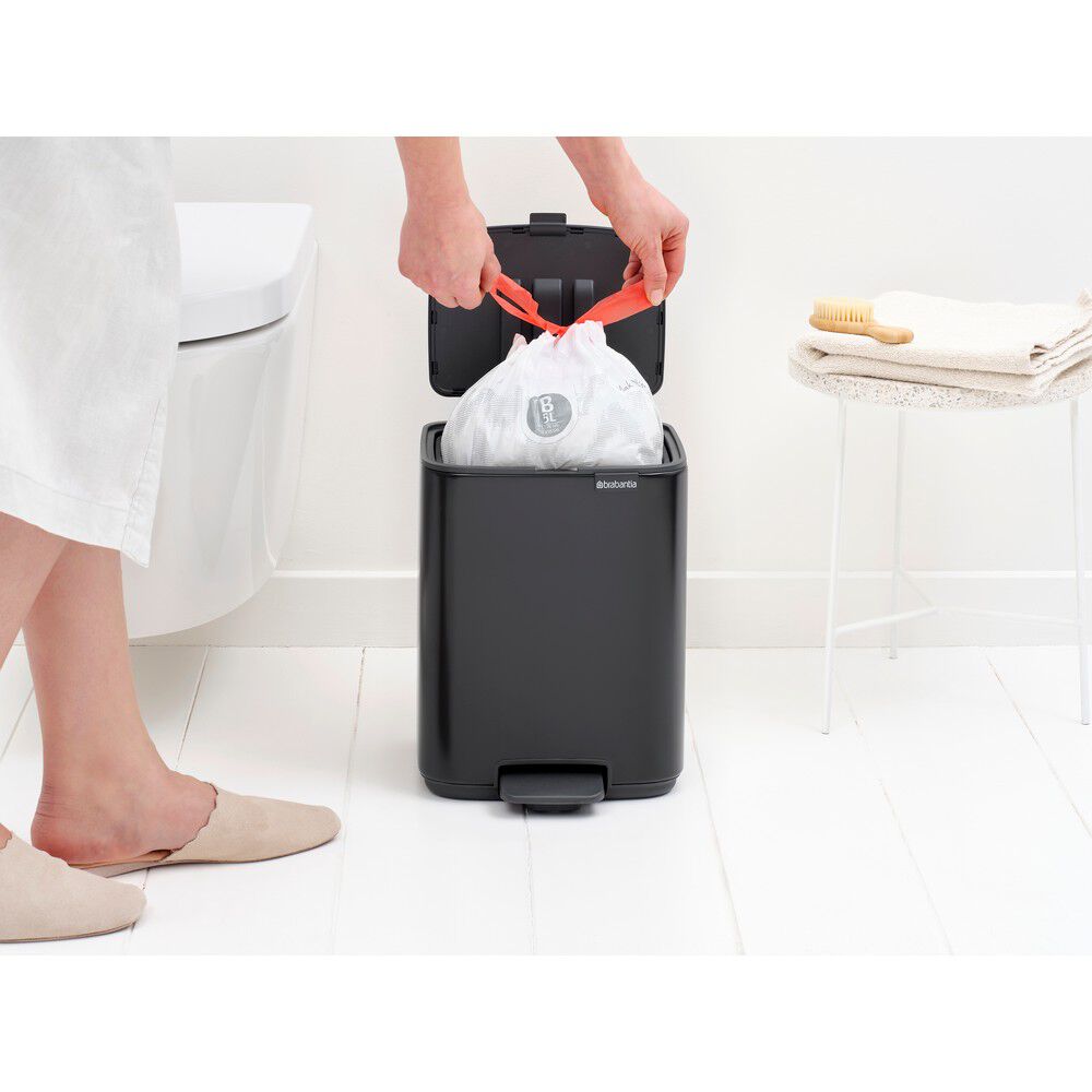 Bo pedalspand 7 ltr. - Matt Black