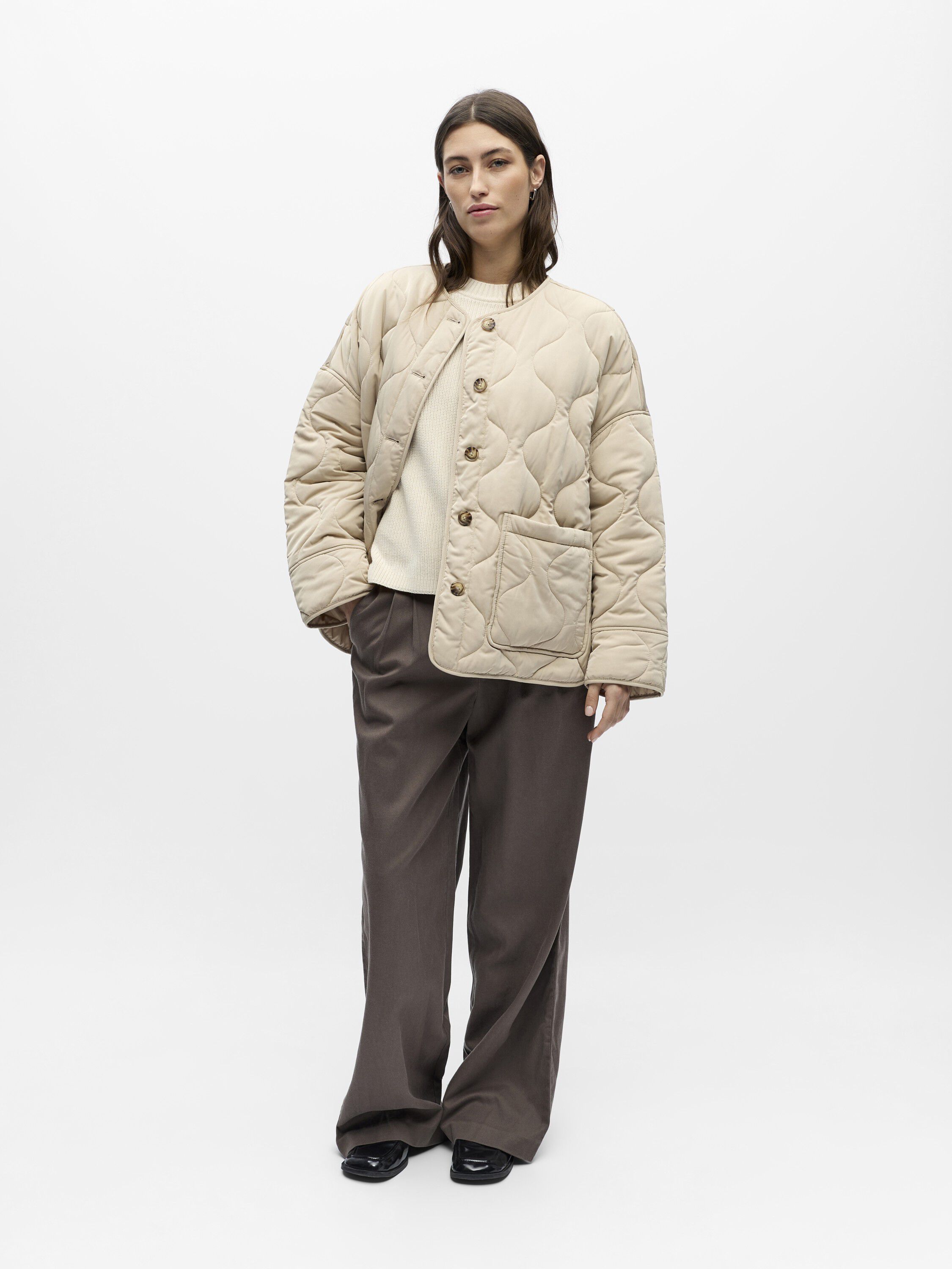 Objallie Ls Lo Quilted Jakke Noos