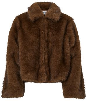 PCJILLA SHORT FLUFFY JACKET BC