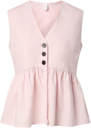 YASTRIMA SL LINEN BLEND TOP