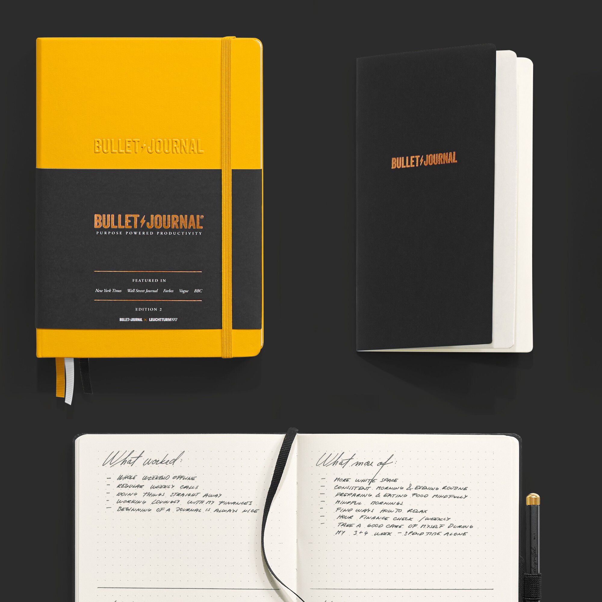 LT1917 Bulletjournal Hardcover Yellow Edition 2