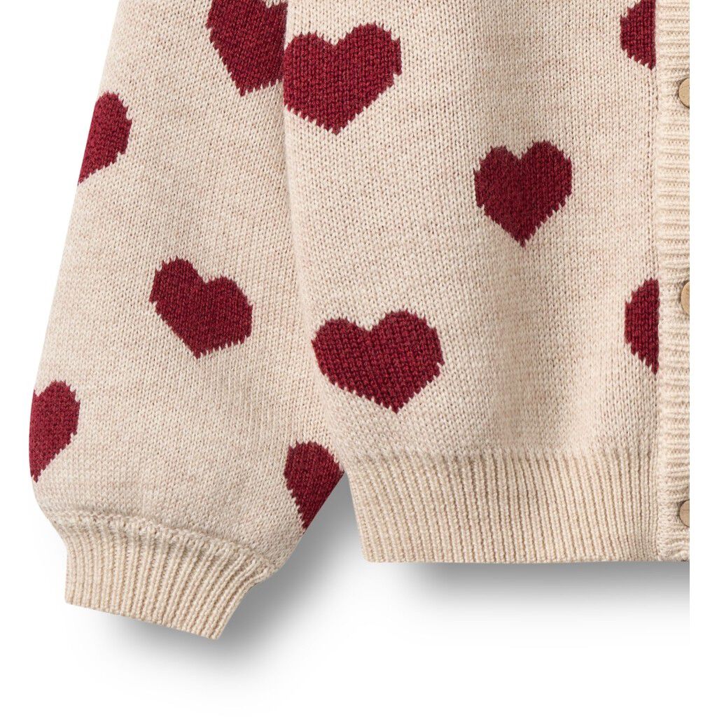 Jacquard Cardigan Hjerter