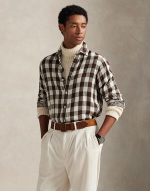 Custom Fit Plaid Double-Faced Shirt
