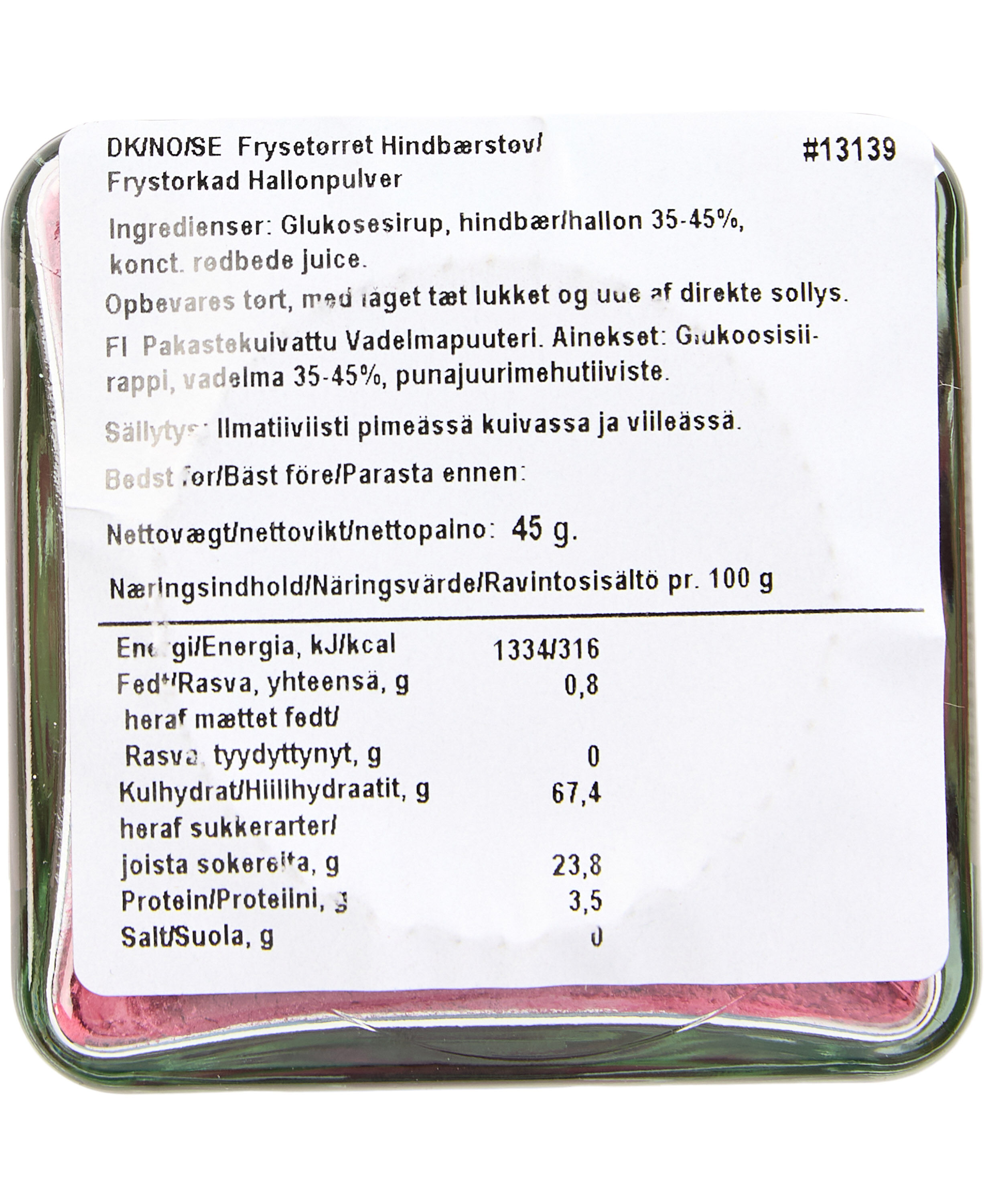 Hindb&aelig;rst&oslash;v