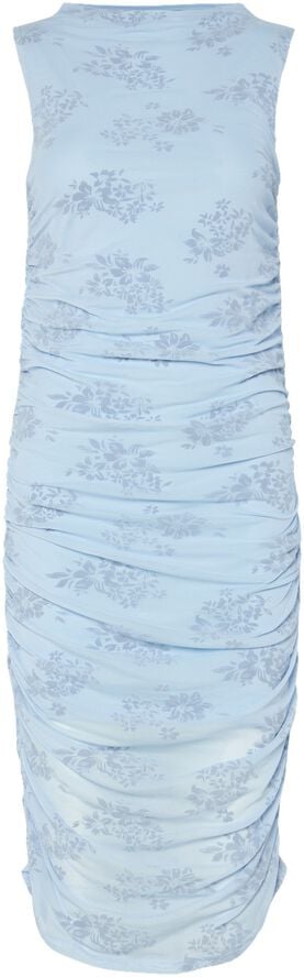 PCMERRY SL RUCHING SHORT DRESS JRS