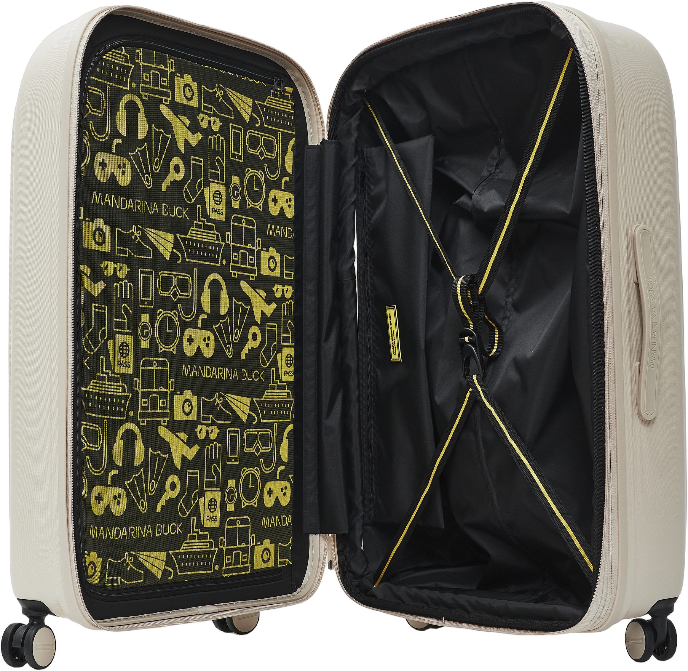 LOGODUCK + TROLLEY LARGE EXP / WHITE MOCHA