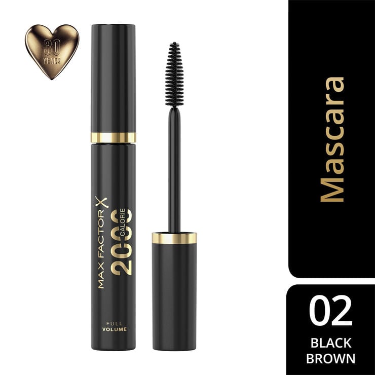 Max Factor 2000 Calorie Dramatic Volume Mascara, 002 Black/brown, 9 ml