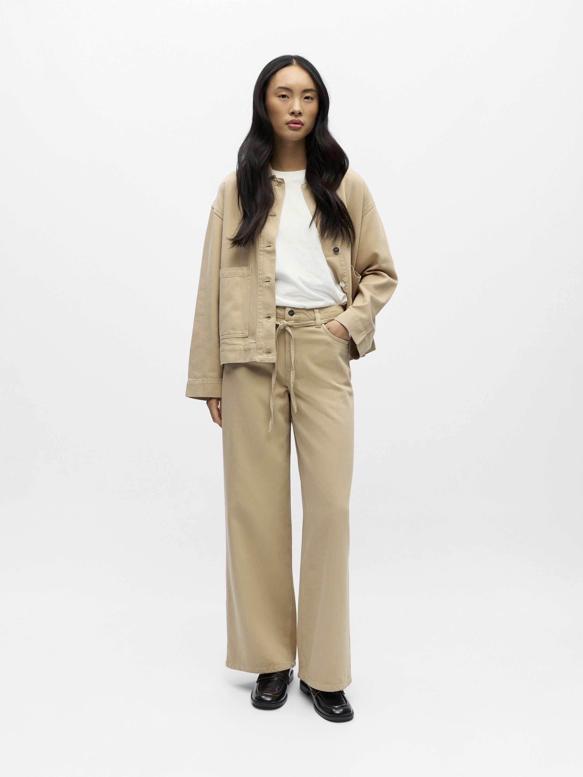 OBJROSIE MW WIDE JEANS NOOS