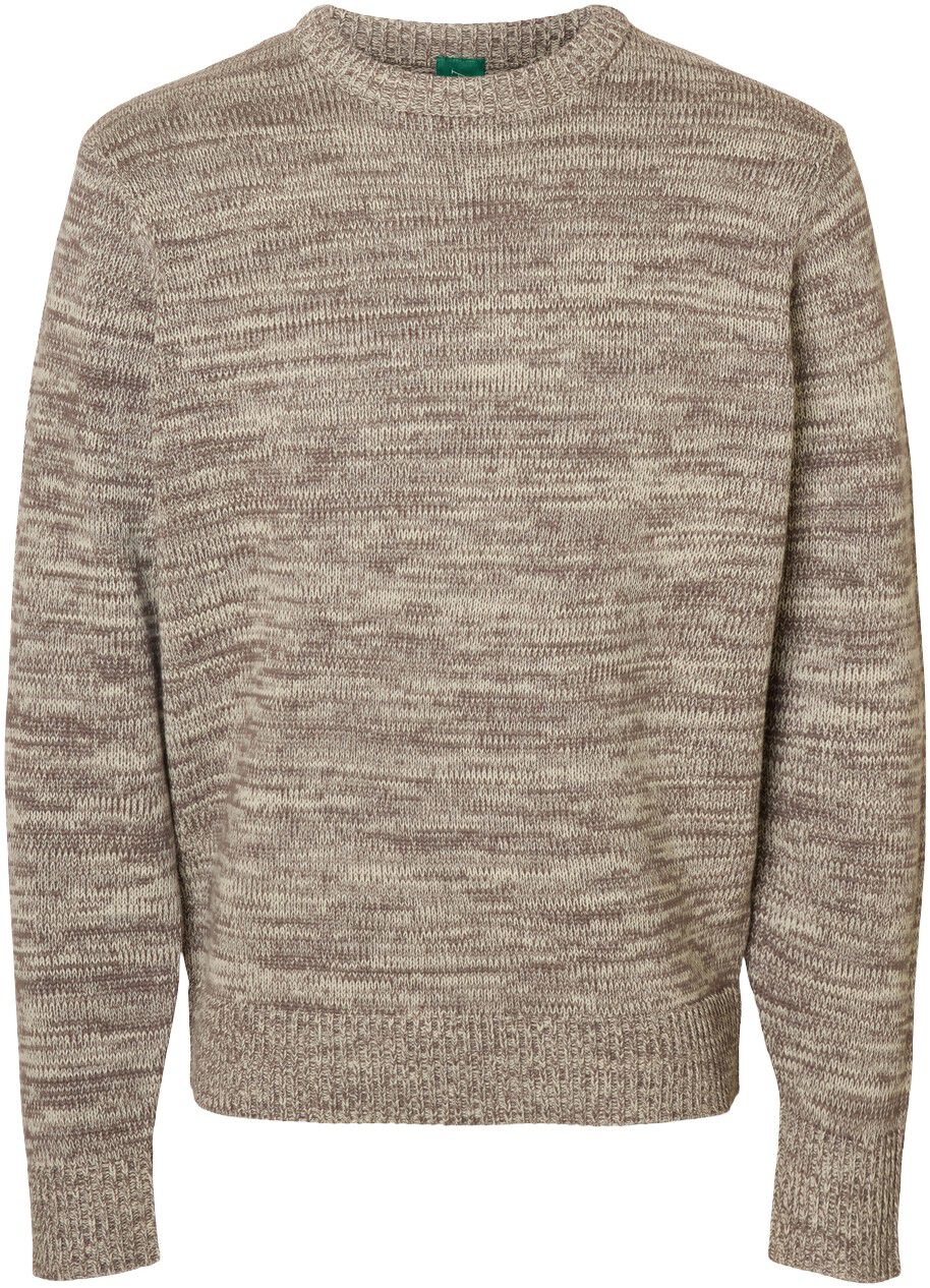 ANRJOHAN LS KNIT COTTON STRIPE CREW