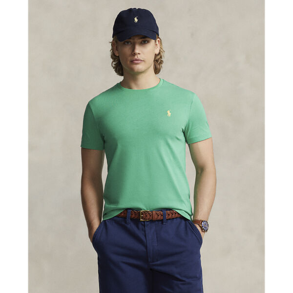 Custom Slim Fit Jersey Crewneck T-Shirt
