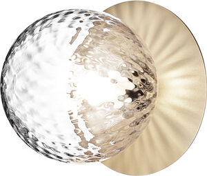 Liila 1 Medium IP44, nordic gold / optic clear