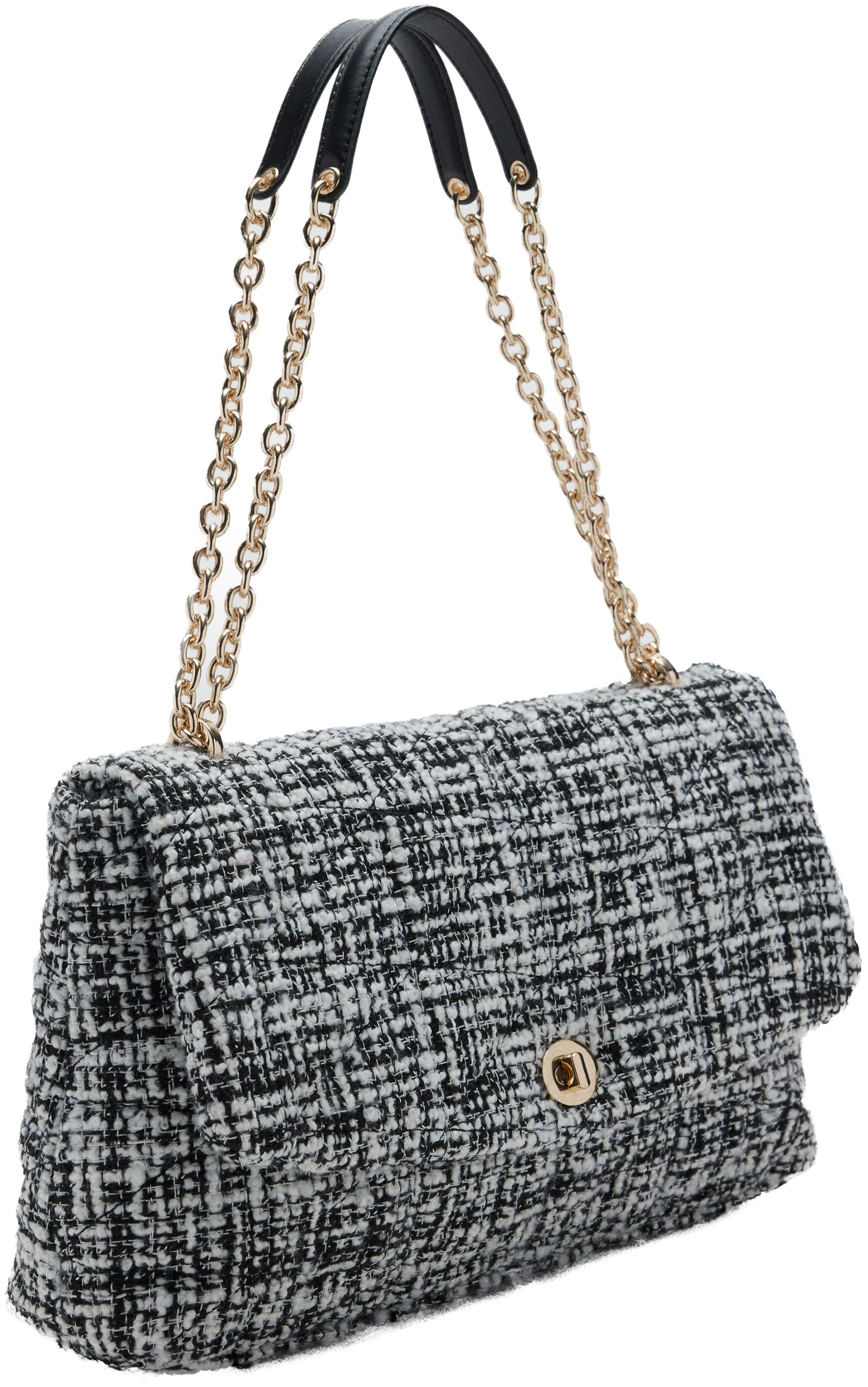 Large tweed handbag