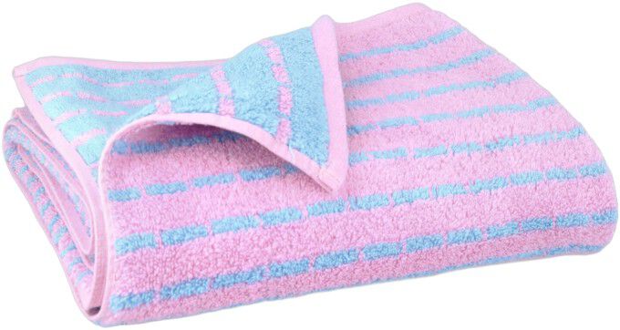 Nuance H&aring;ndkl&aelig;de 70x140 cm lys bl&aring;/rosa