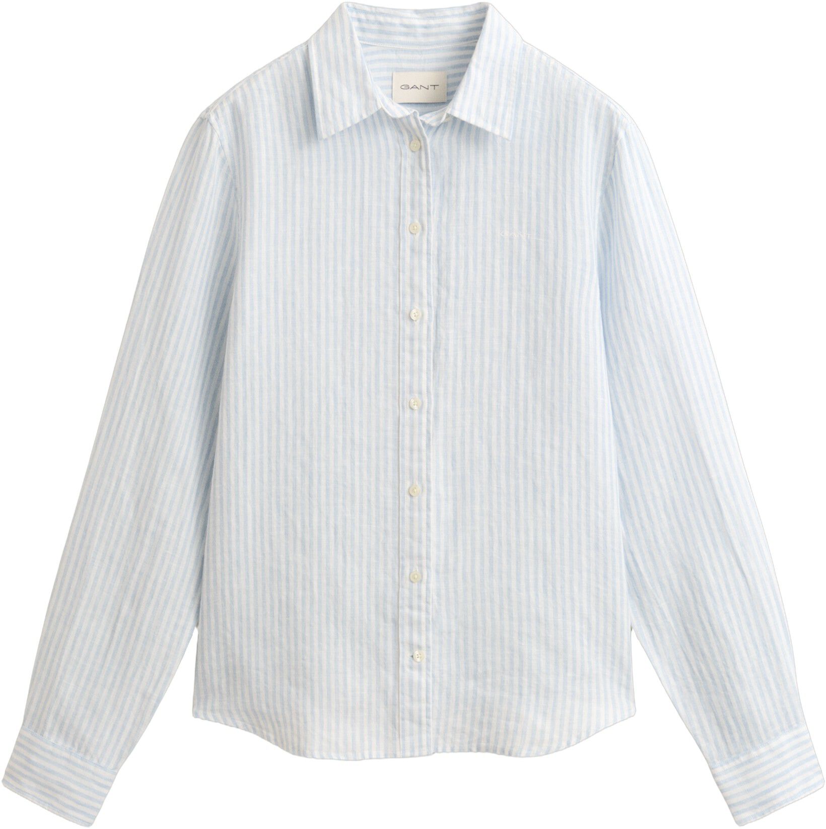 REG STRIPED LINEN LS SHIRT