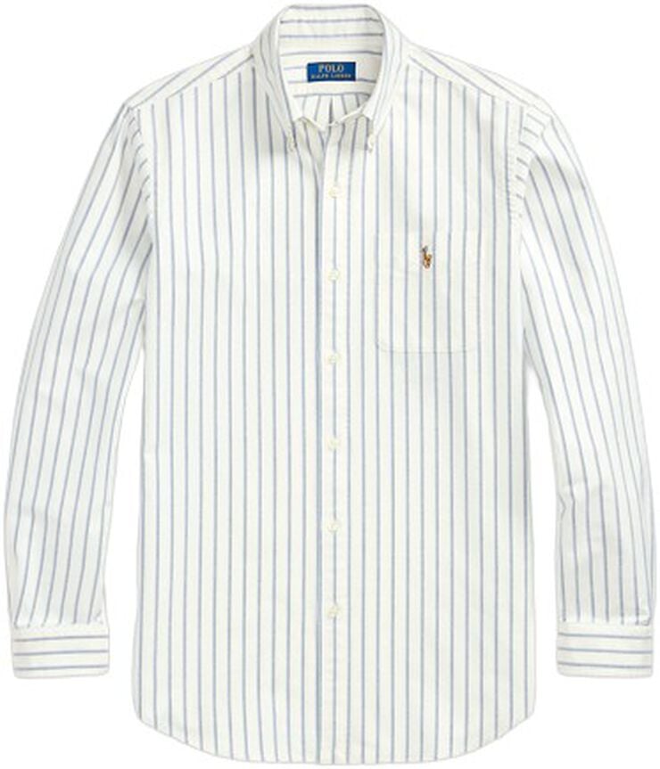 Custom Fit Striped Oxford Shirt