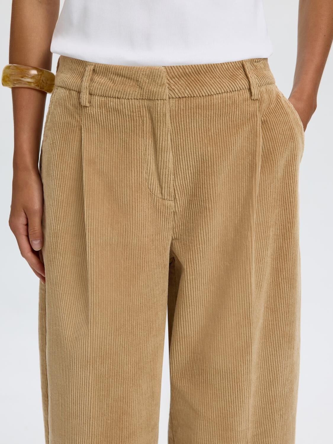 Slwbarrel Mille Corduroy Hw Pant