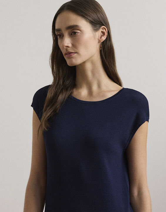 MATTE RAYON/NYLON-SS DRESS