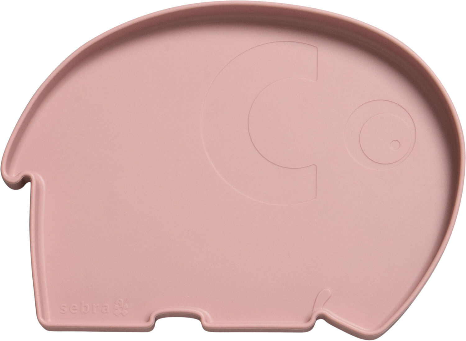 Silikone tallerken, Fanto, blossom pink