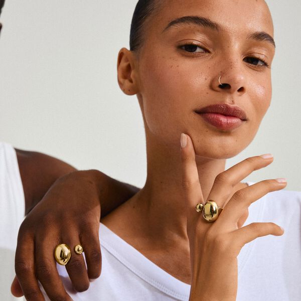 ALVIN ring gold-plated