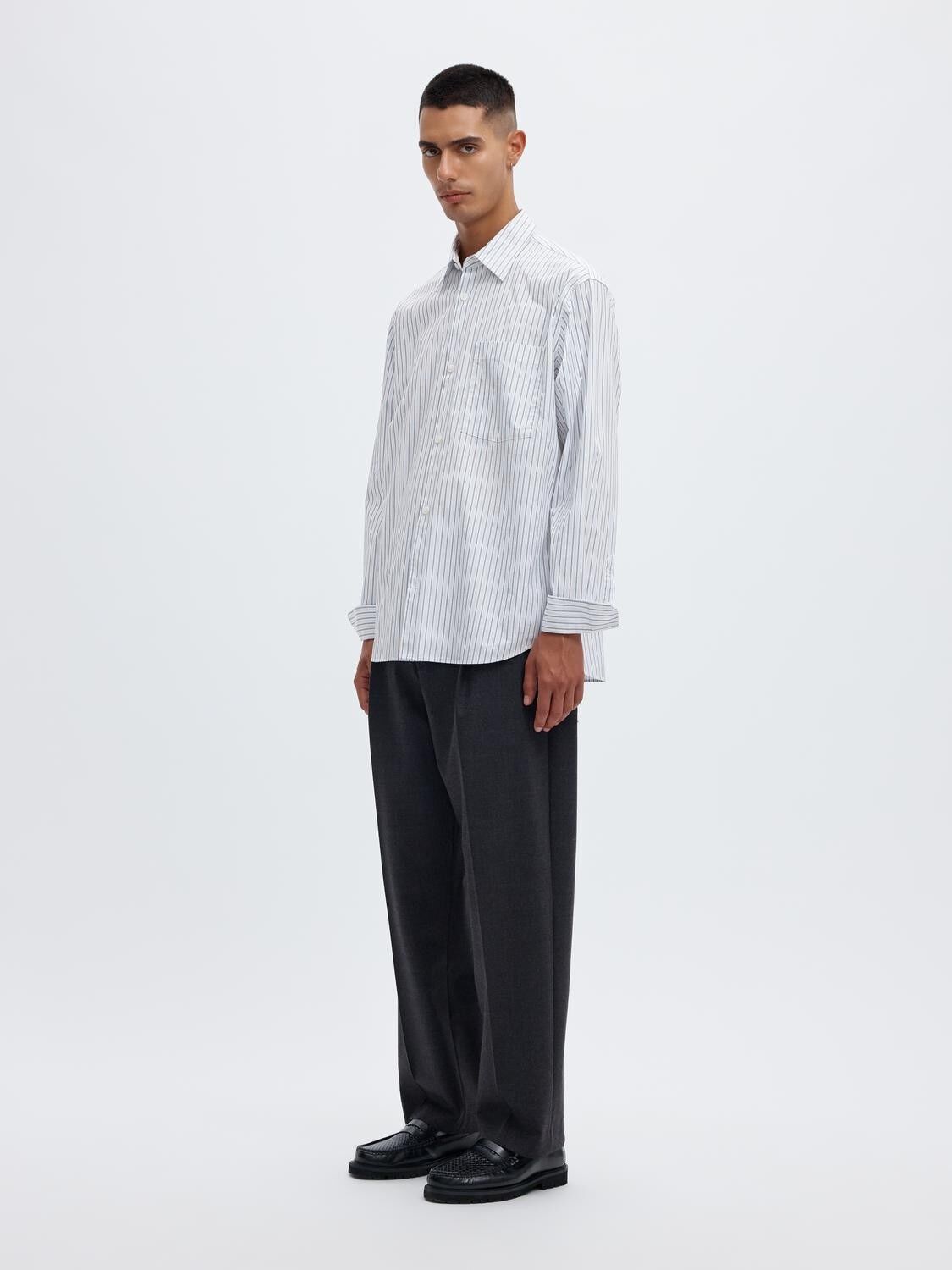 ANRASLUND DOBBY LS SHIRT