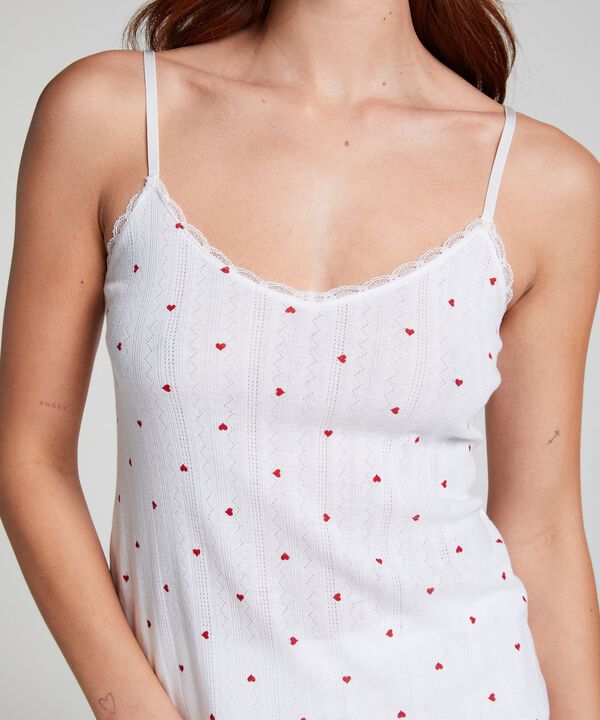 CAMI POINTELLE LACE HEART