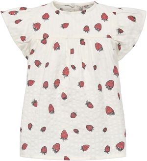 KMGFINA CERISE SS TOP AOP WVN