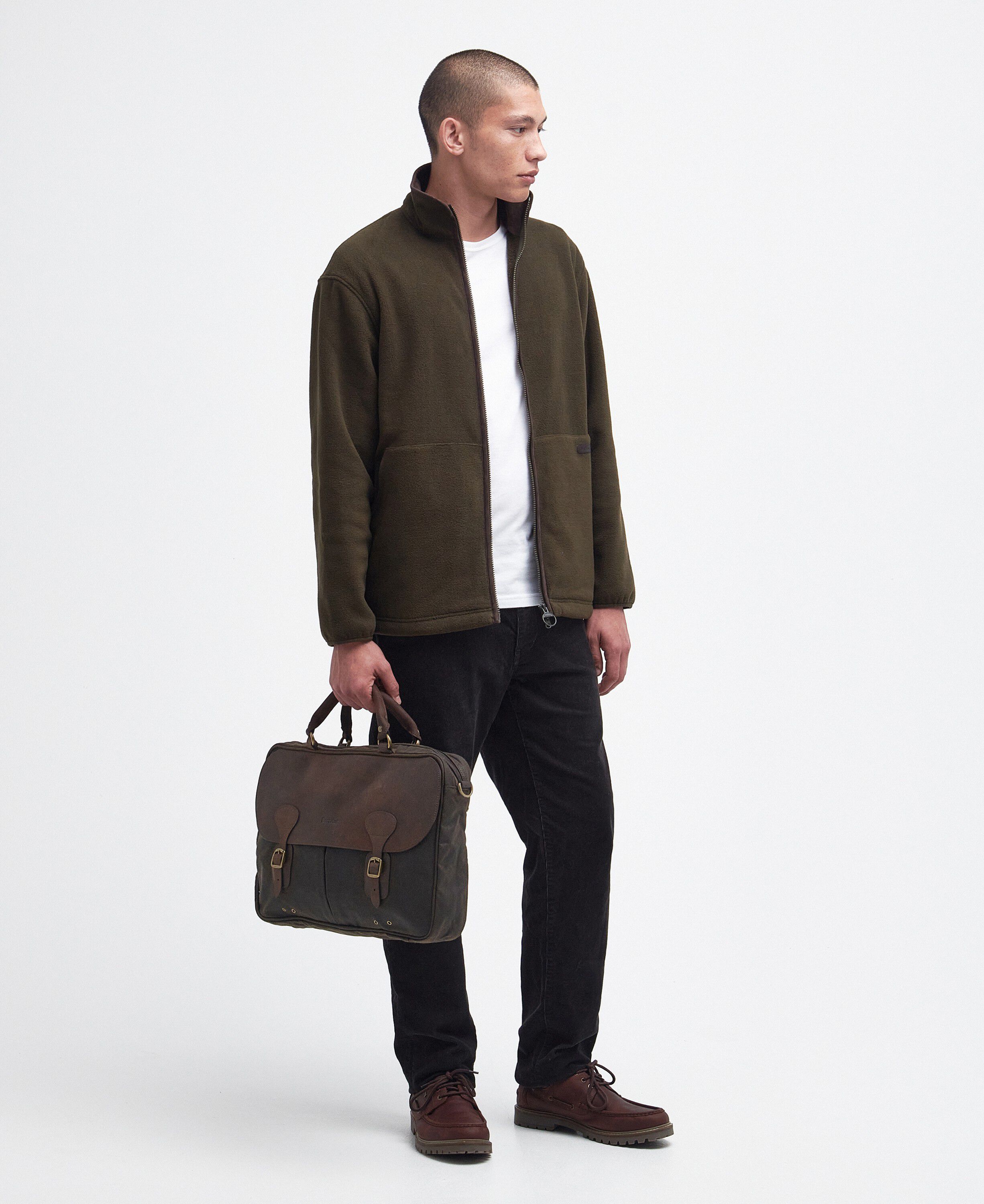 Wax Leather Briefcase