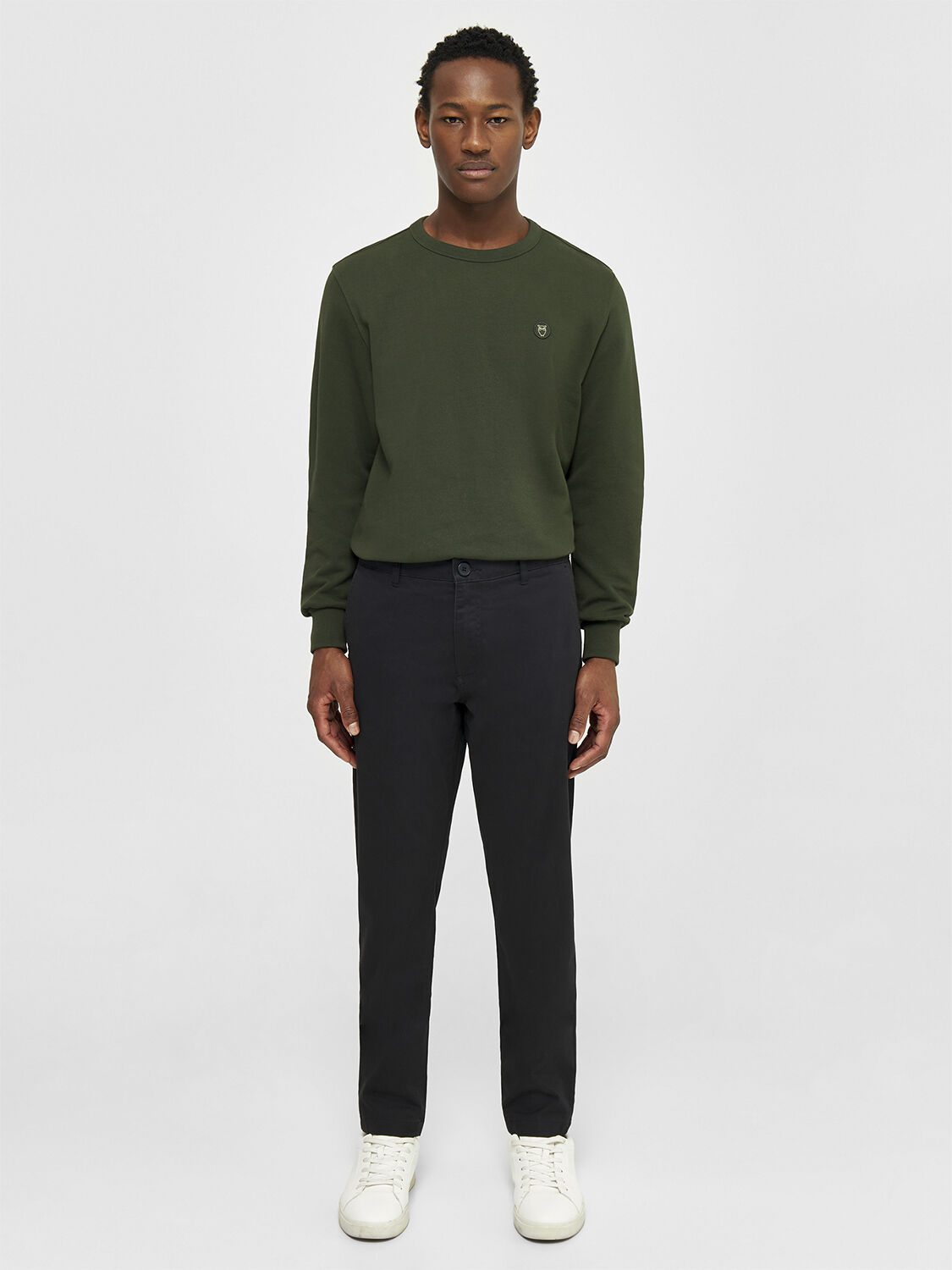 LUCA slim twill chino pants - GOTS/Vegan