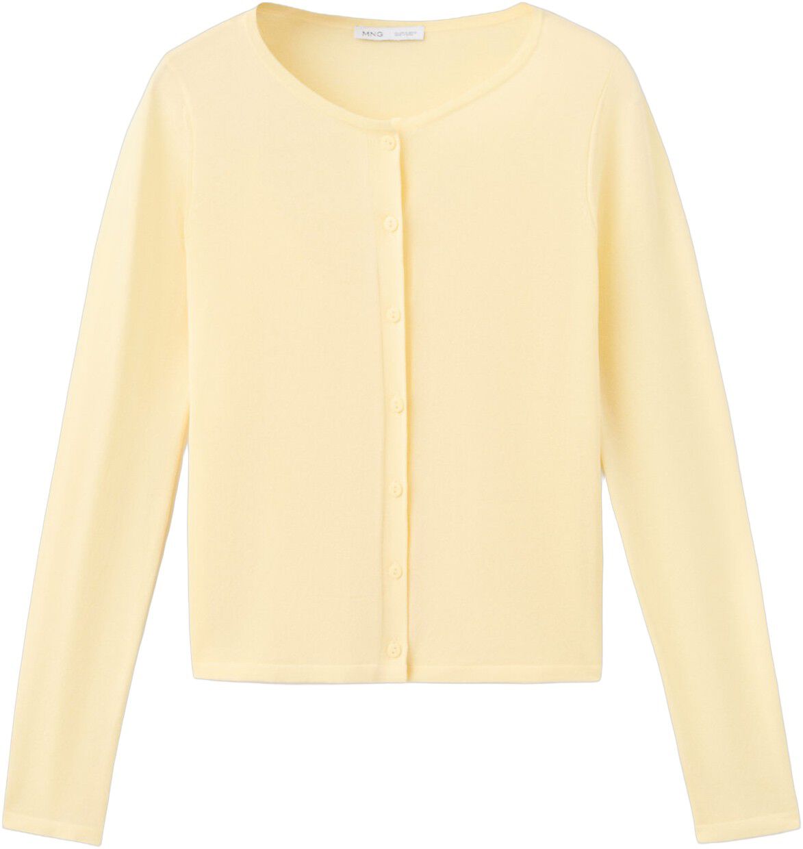 Knitted button cardigan
