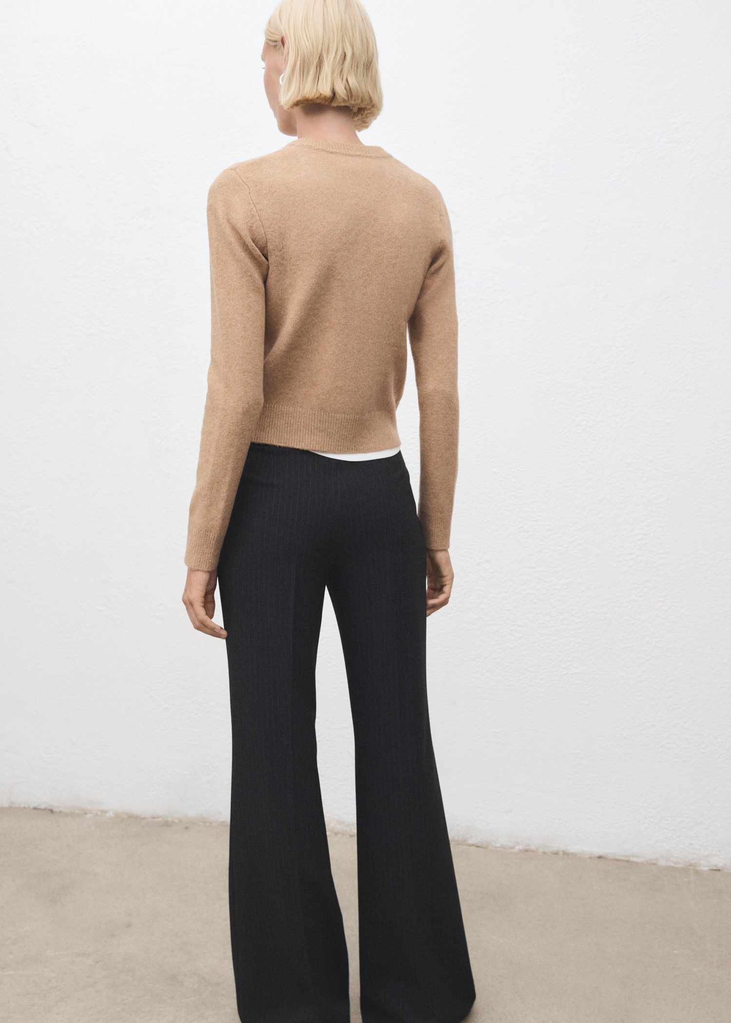 Knitted button cardigan