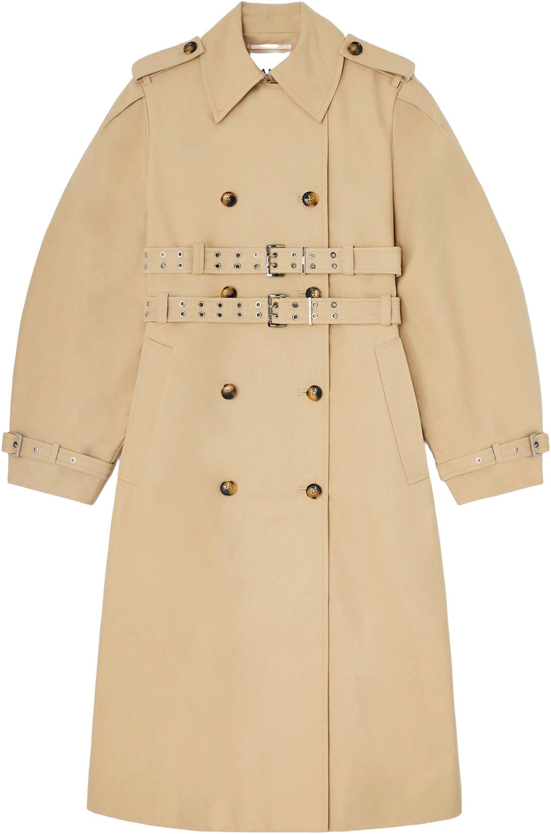 Double Cotton Trench Coat
