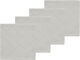 Stofservietter Tiles Light grey 4 stk.