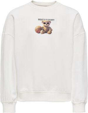 KOGBILA L/S OVZ BEAR O-NECK SWT NOO