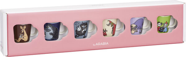 Mumi minikrus sæt 6 stk. 2. klassiker