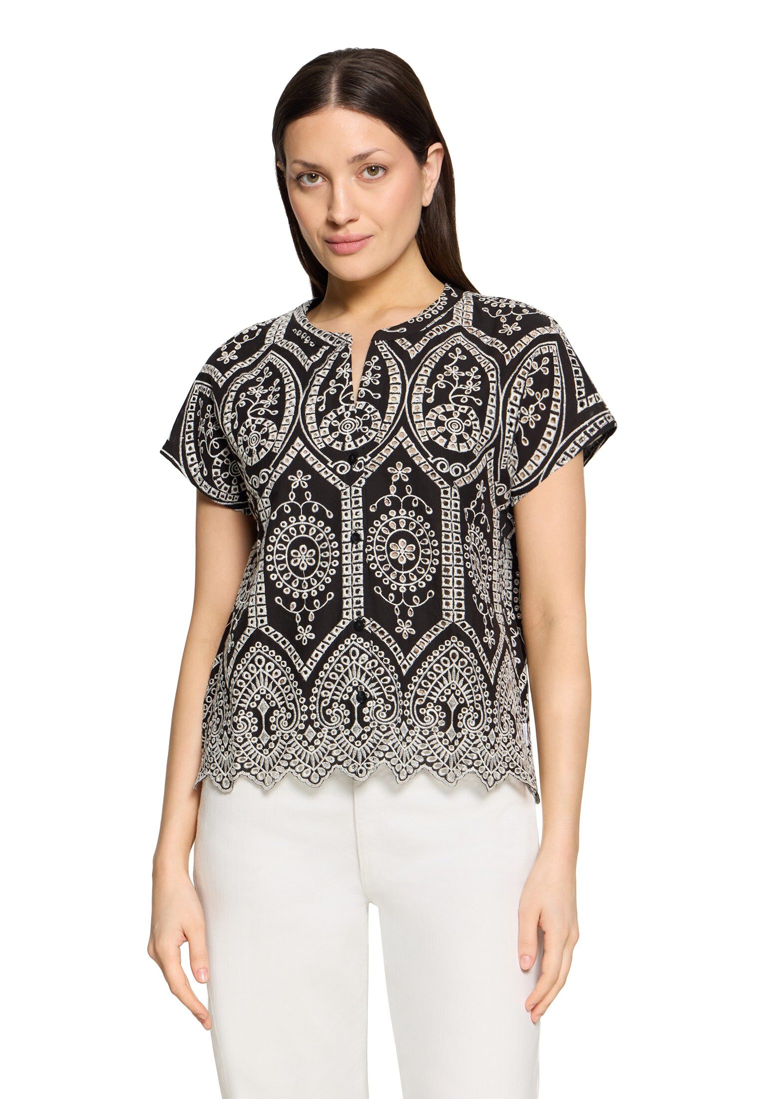 Bluse Kurz 1/2 Ar
