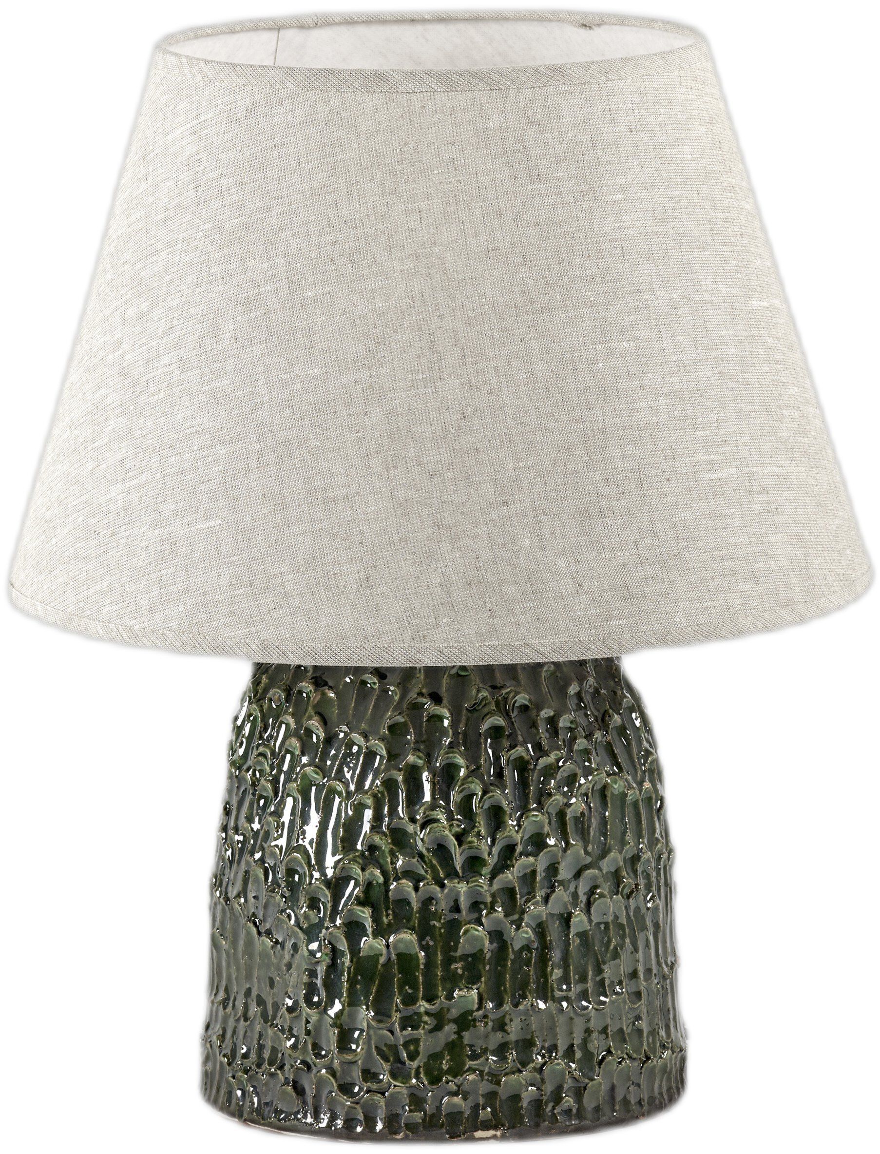 TABLE LAMP M GREEN TRONCO