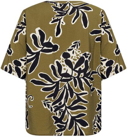 Curvy WA-LINNEA 1 Bluse Oliven