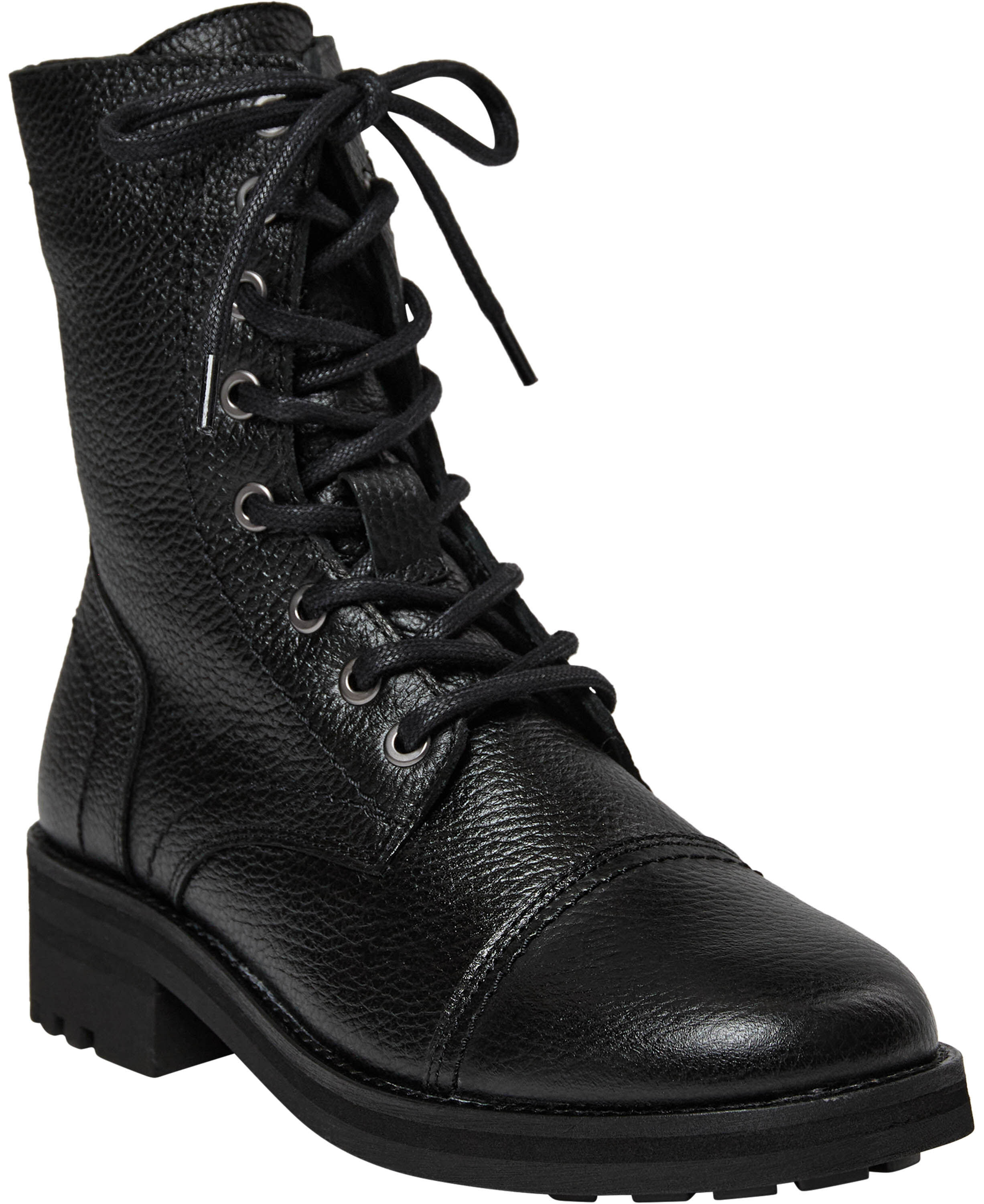 Army boot - Grained calf, Black