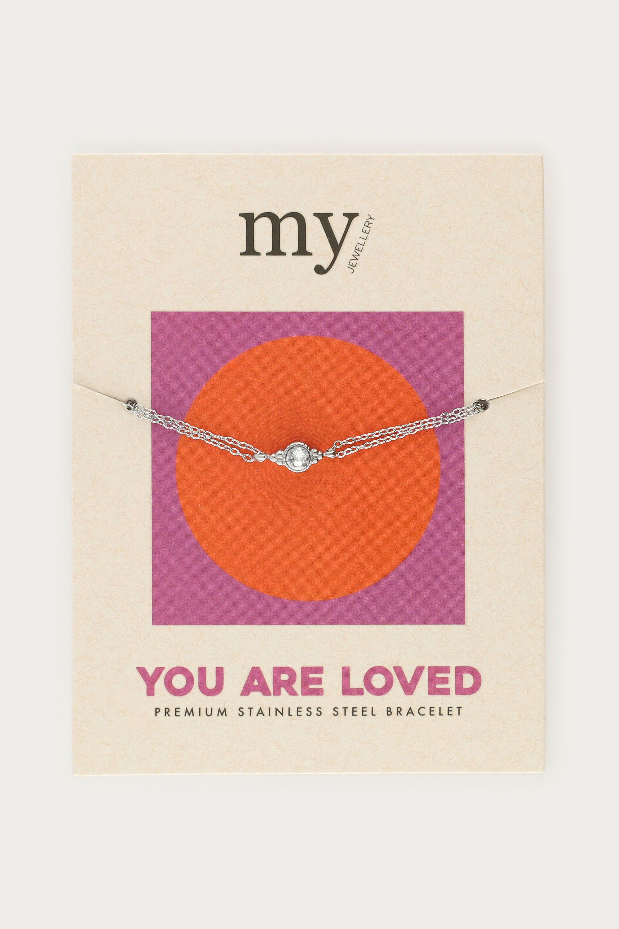 Bracelet gifting chain strass