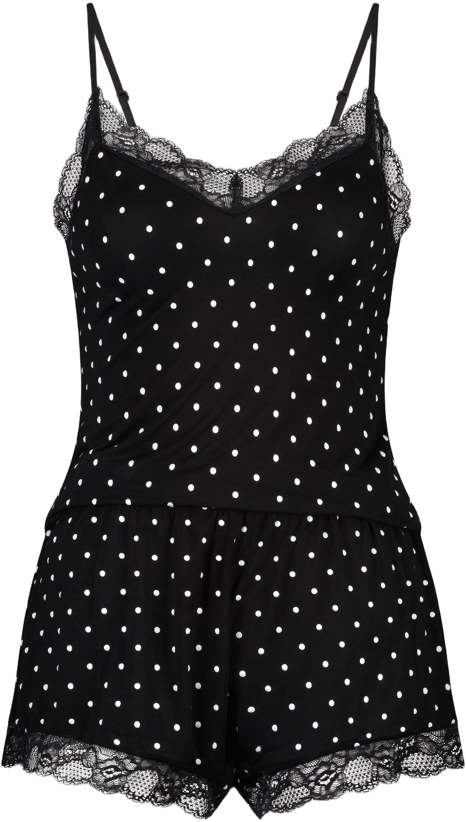 CAMI SHORT VISCOSE DOT