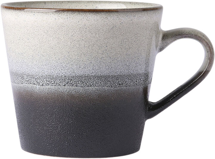 ceramic 70's cappuccino mug rock
