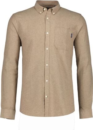 M&eacute;lange brushed shirt L/S